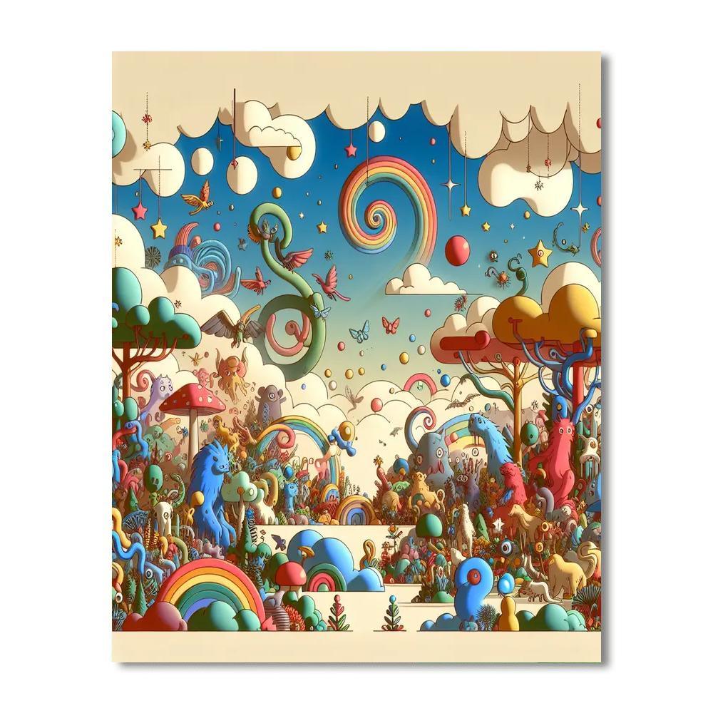 Adventure In Wonderland Paint By Numbers