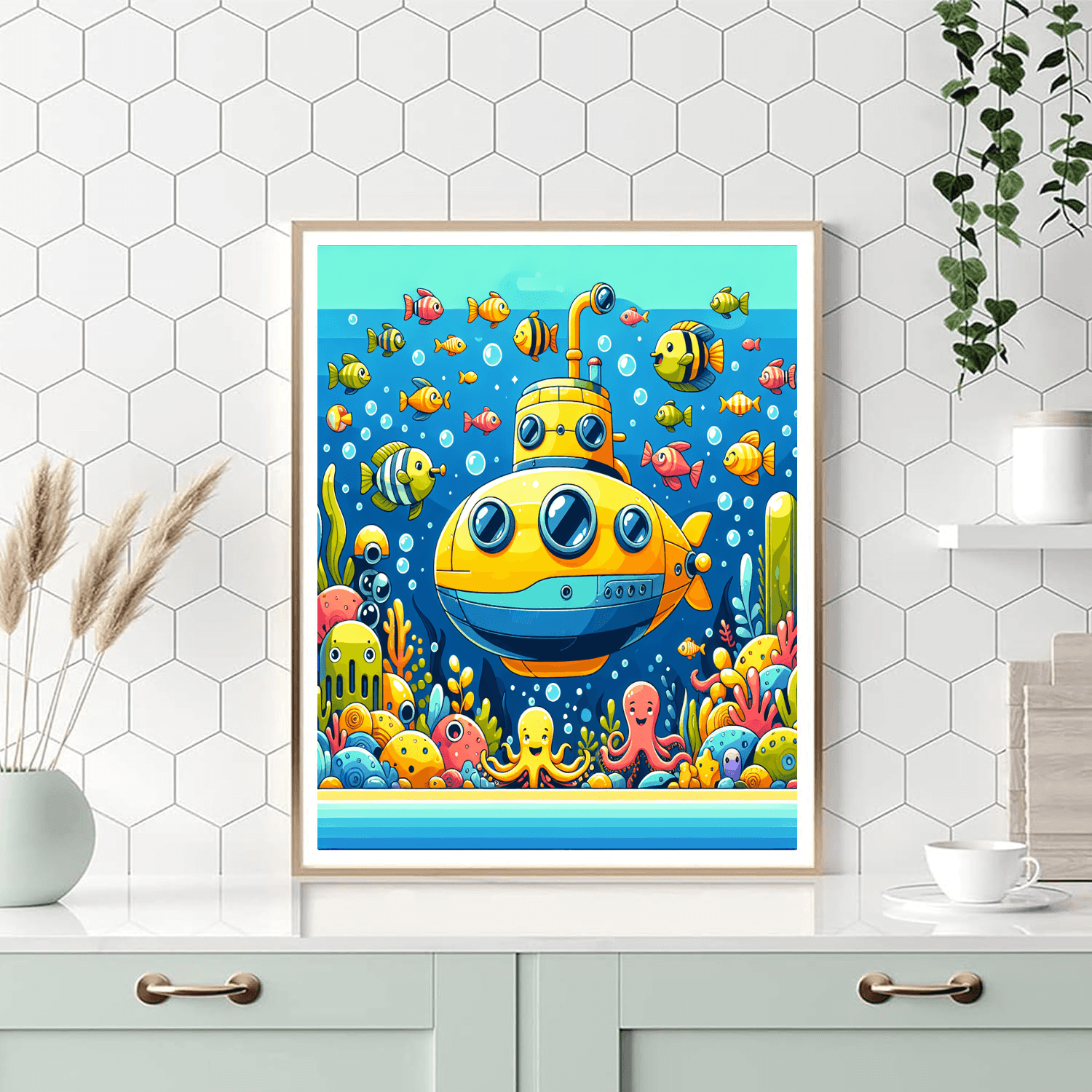 Underwater Discovery Mission Paint By Color