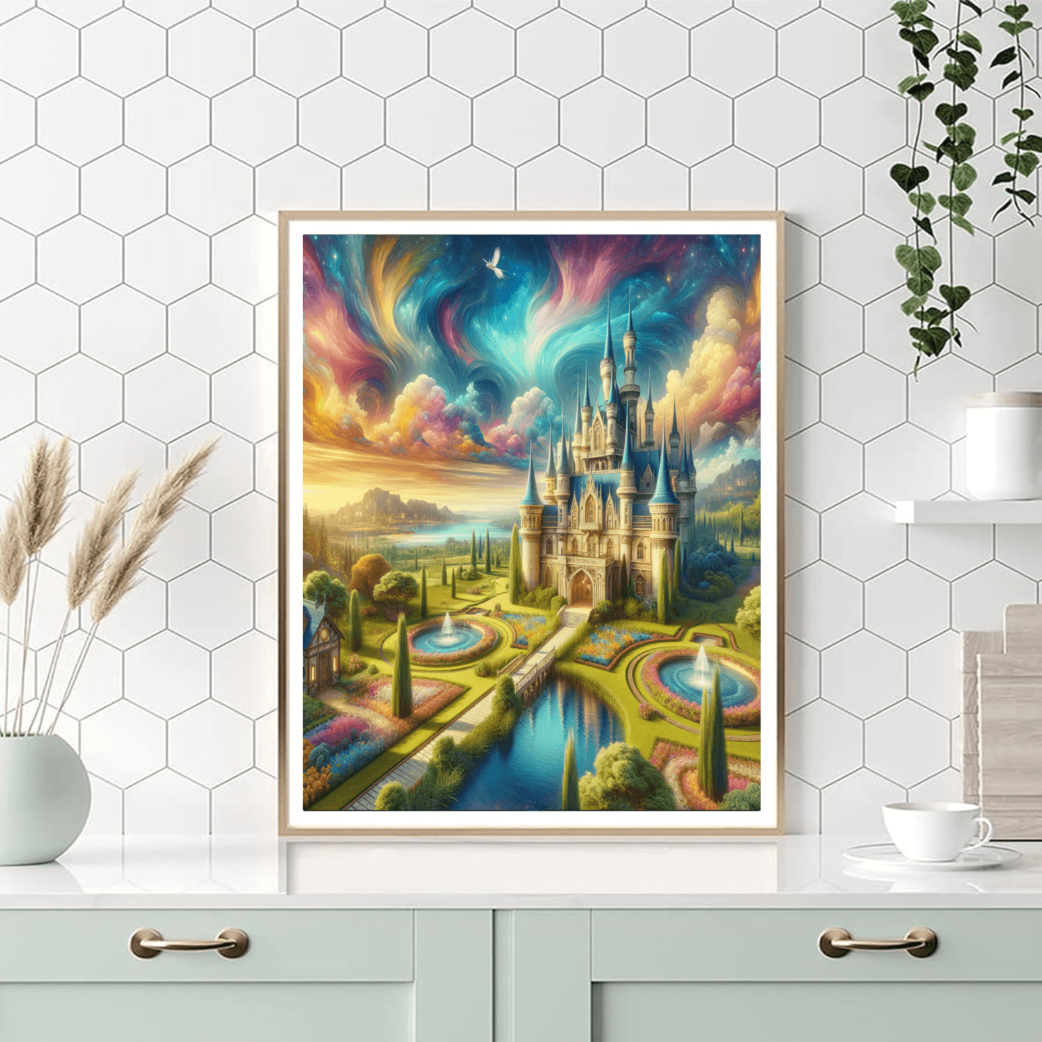 Whimsical Fairytale Castle Paint By Number