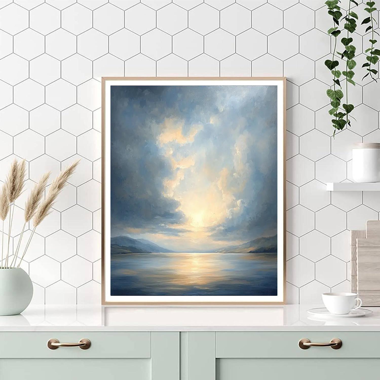 J.M.W. Turner Inspired Solstice Dreamscape  Painting By Numbers Kit