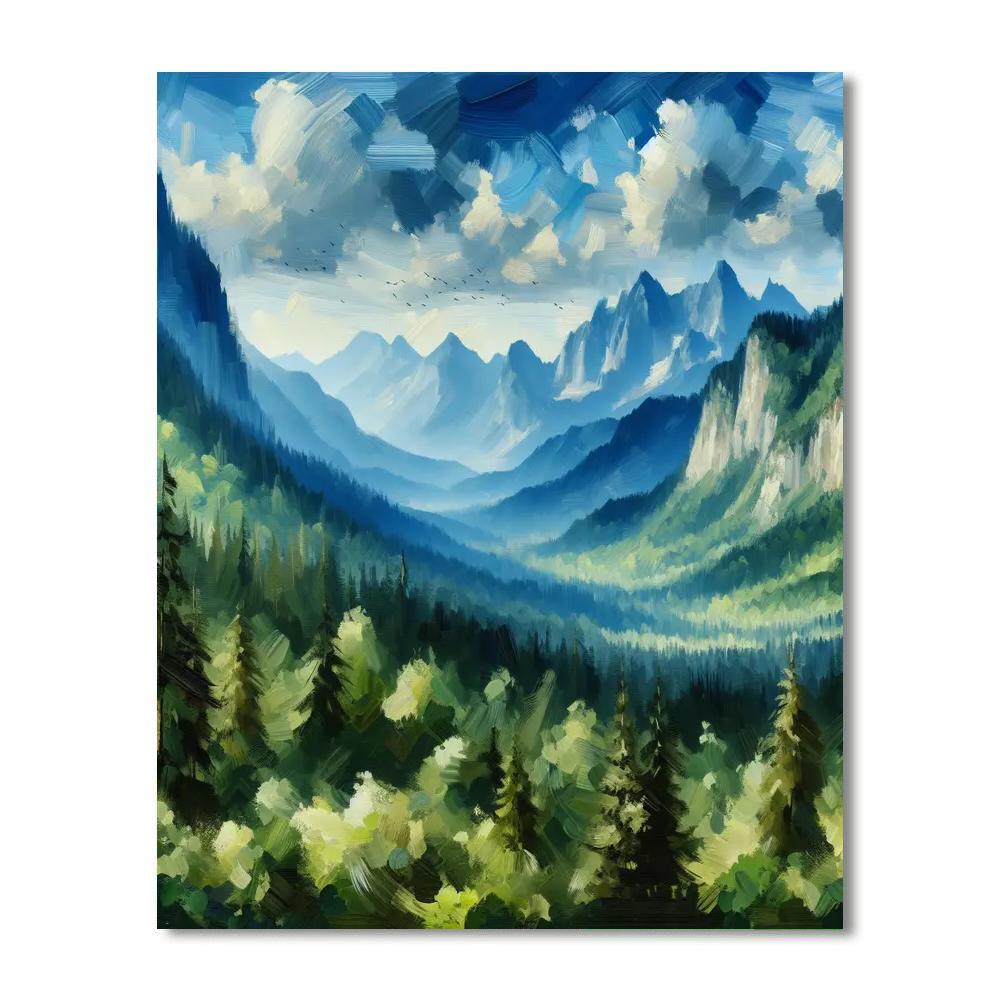 National Park Harmony Number Painting