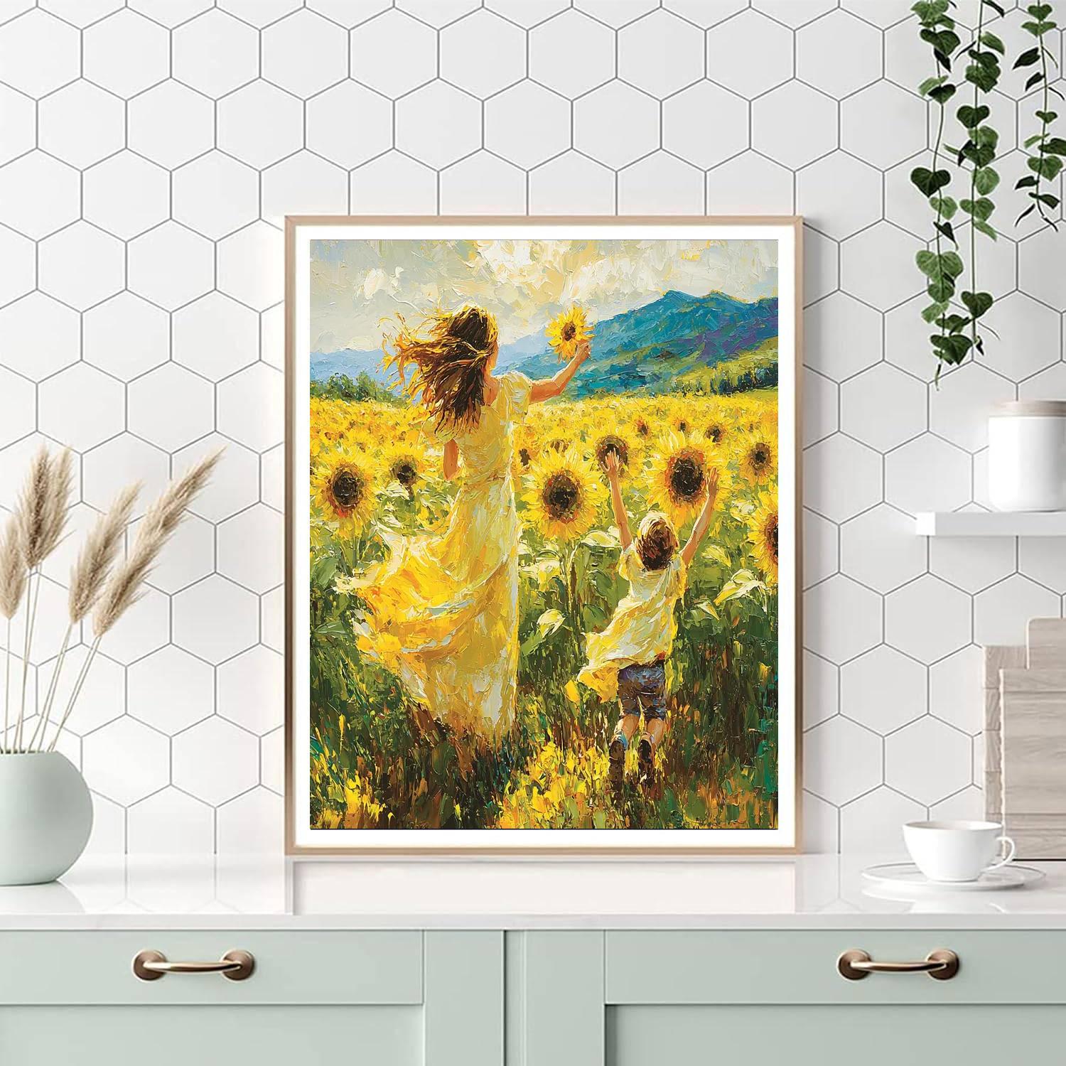 Fields Of Sunshine Numbered Painting Kits