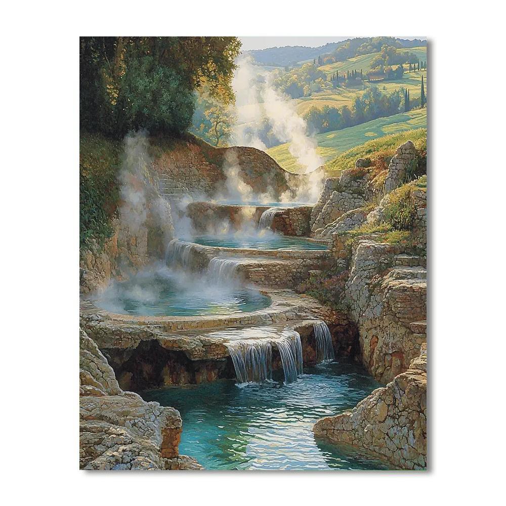 Terme Di Saturnia - Tuscany Paint By Color