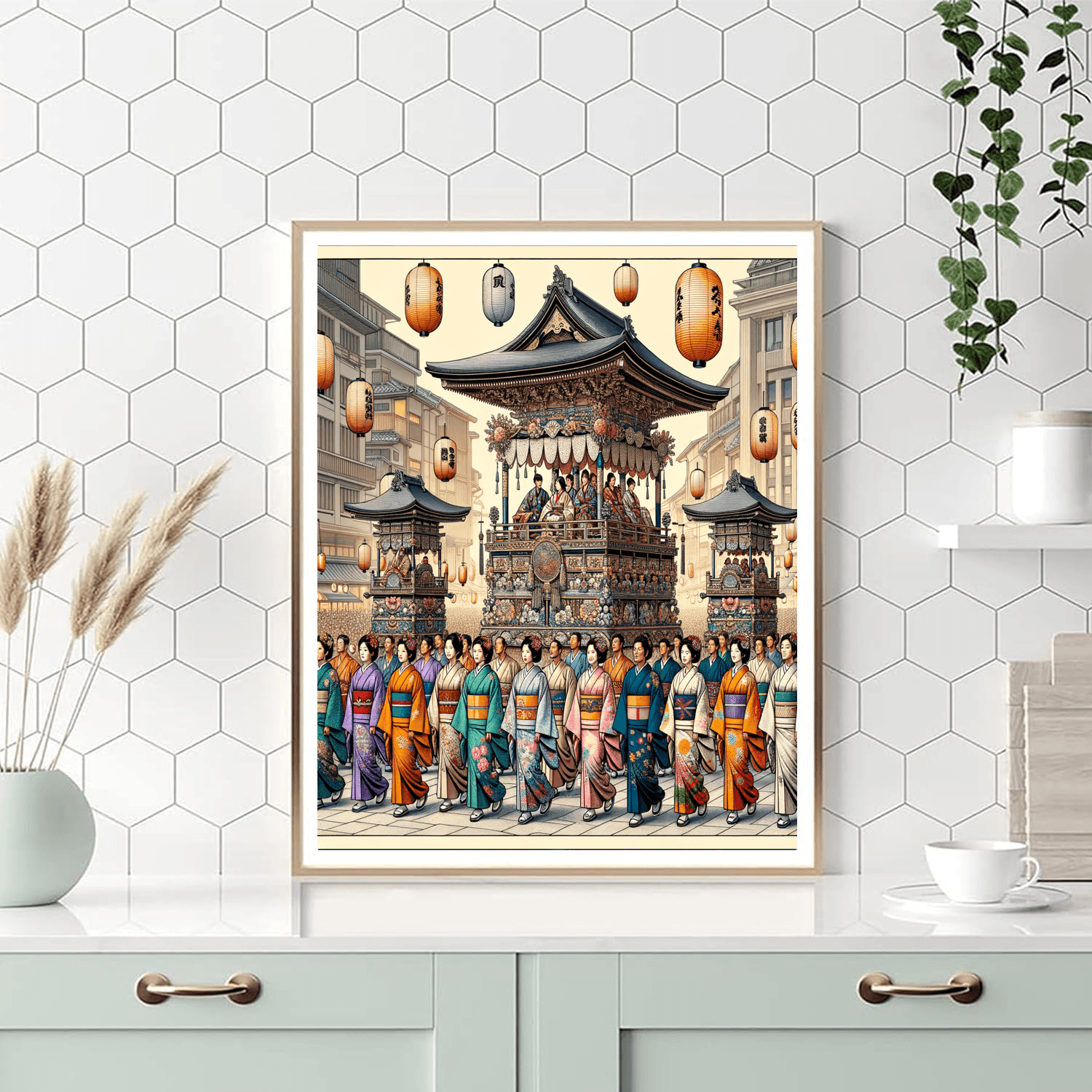 Gion Matsuri Festival - Kyoto, Japan Paint By Number