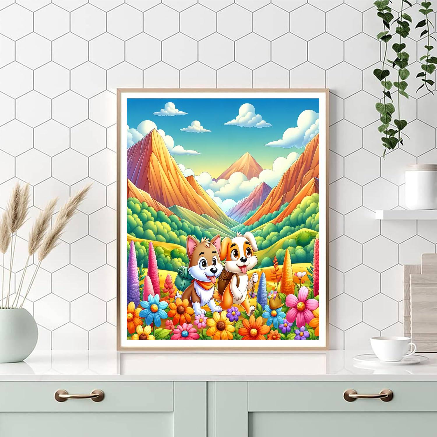 Animal Adventurers On A Quest Paint By Number