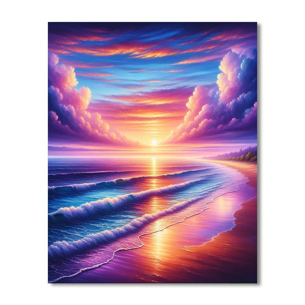 Enchanting Ocean View DIY Paint By Numbers