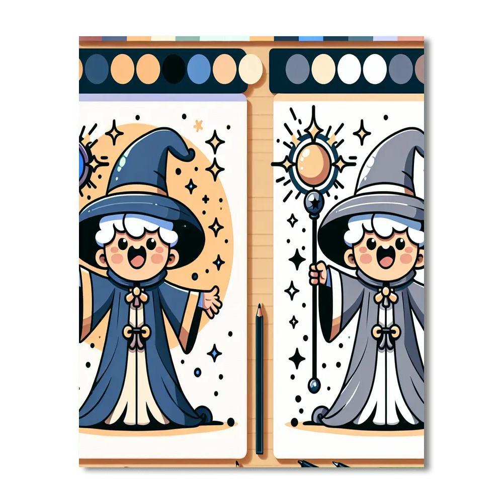 Whimsical Wizardry Workshop Paint By Numbers Kits