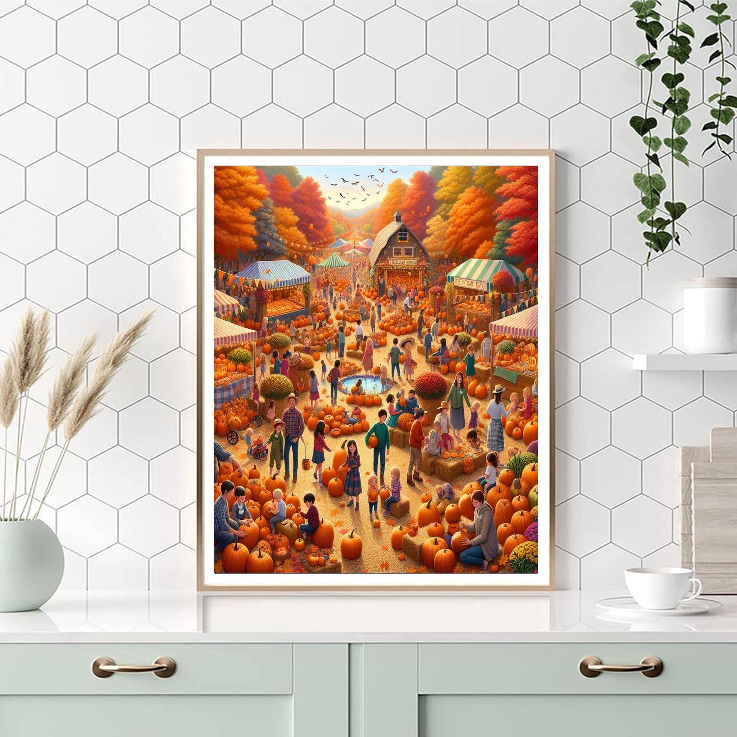 Pumpkin Festival - United States Paint By Numbers Kits