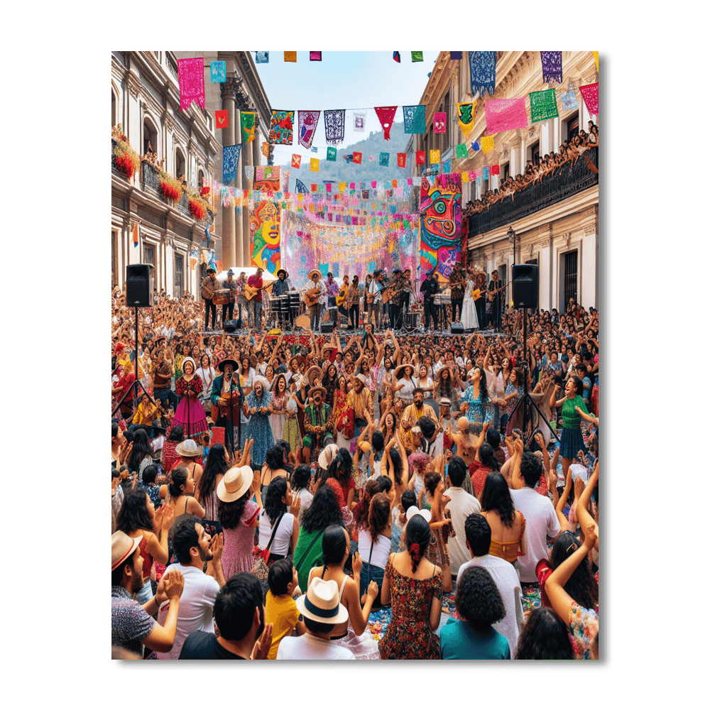 International Festival Of Santiago De Chile - Chile Number Painting