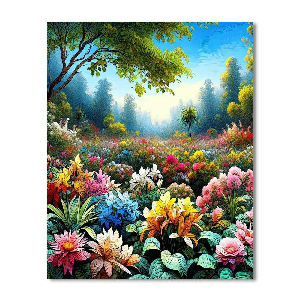 Floral Fiesta Bloom Paint By Numbers