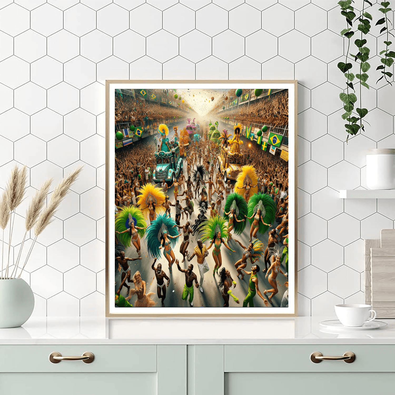 Mardis Gras - Brazil Paint By Color