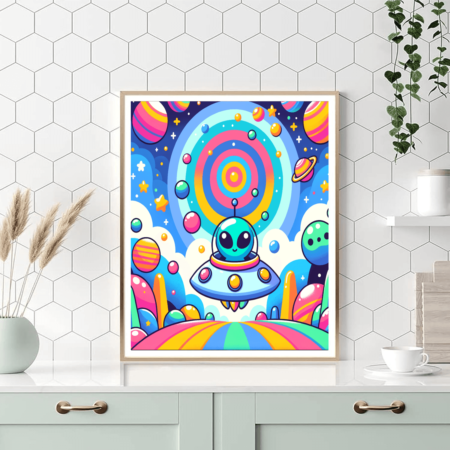 Charming Outer Space Paint By Number