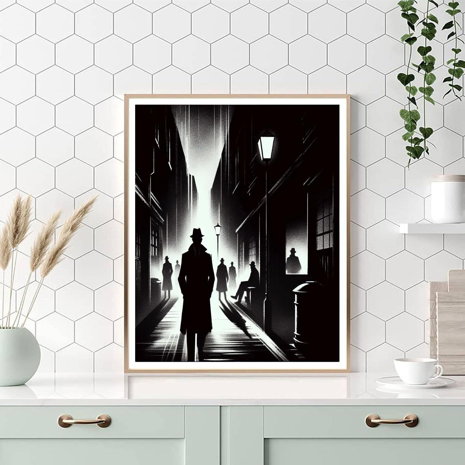 Cinematic Noir Painting By Numbers Kit