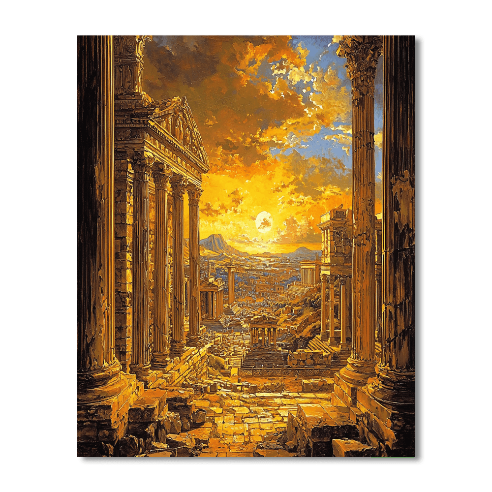 Giovanni Paolo Panini Inspired Historical Cities  DIY Paint By Numbers