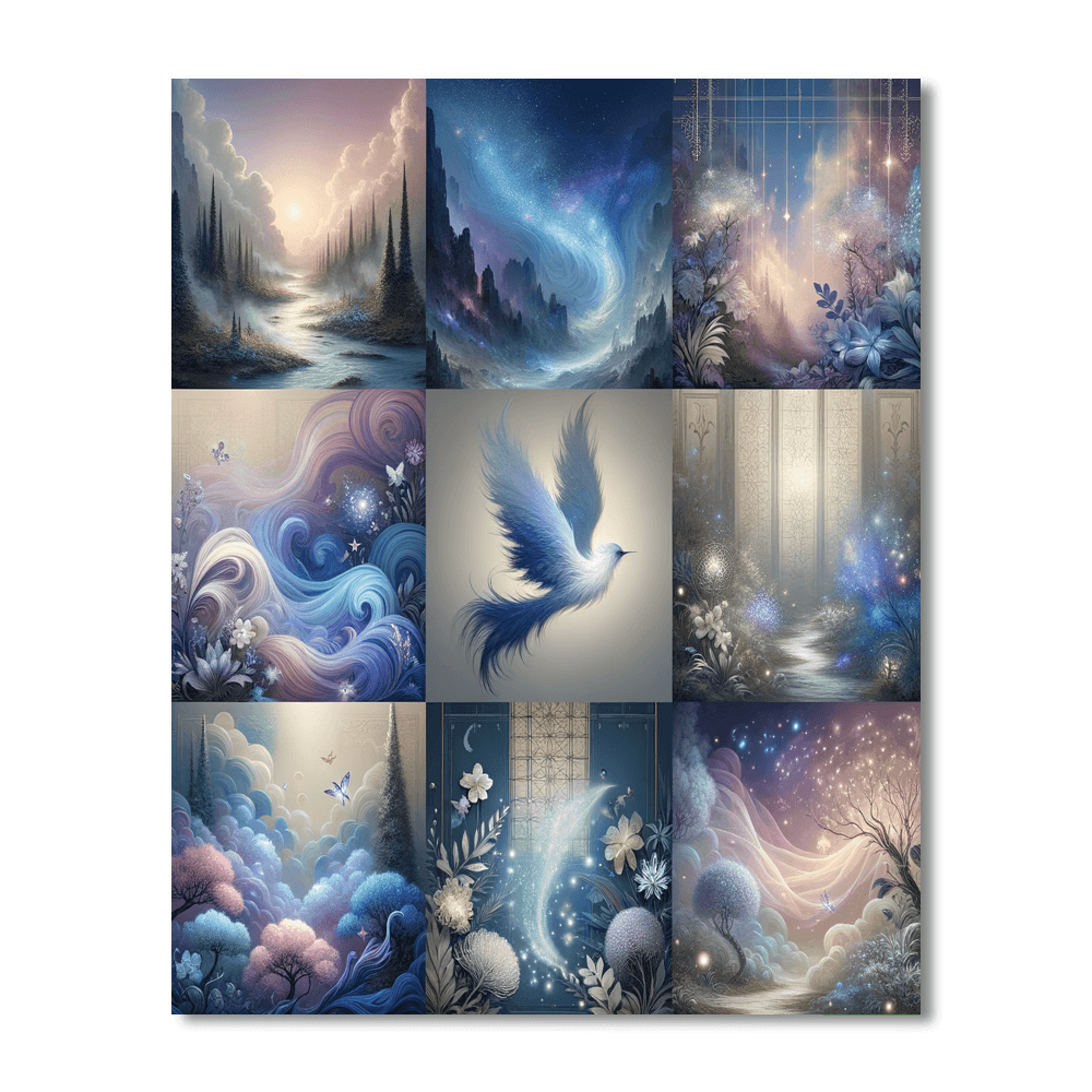 Enchanted Enclave Number Painting