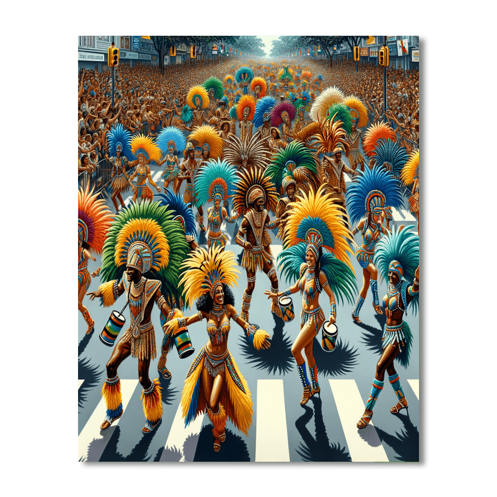 Junkanoo Parade - Nassau, Bahamas Number Painting