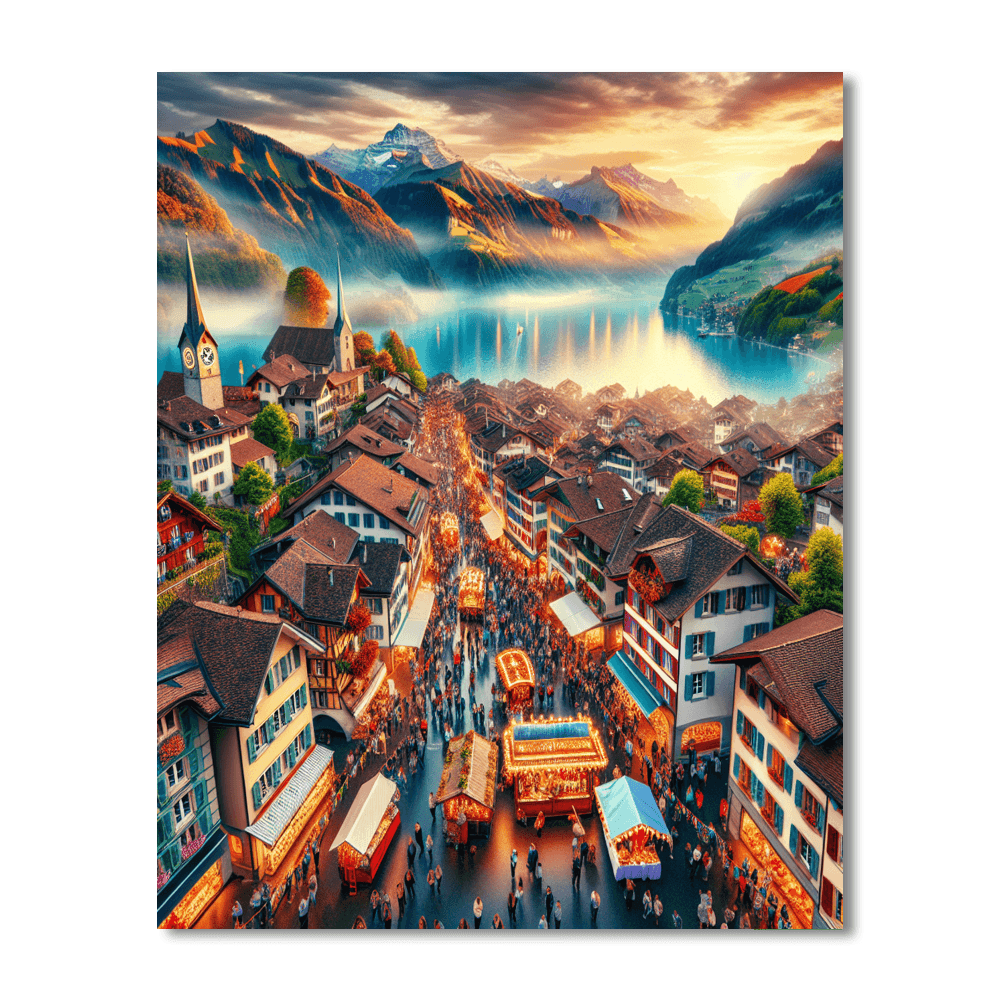 La Fête Des Vignerons - Switzerland Paint By Color