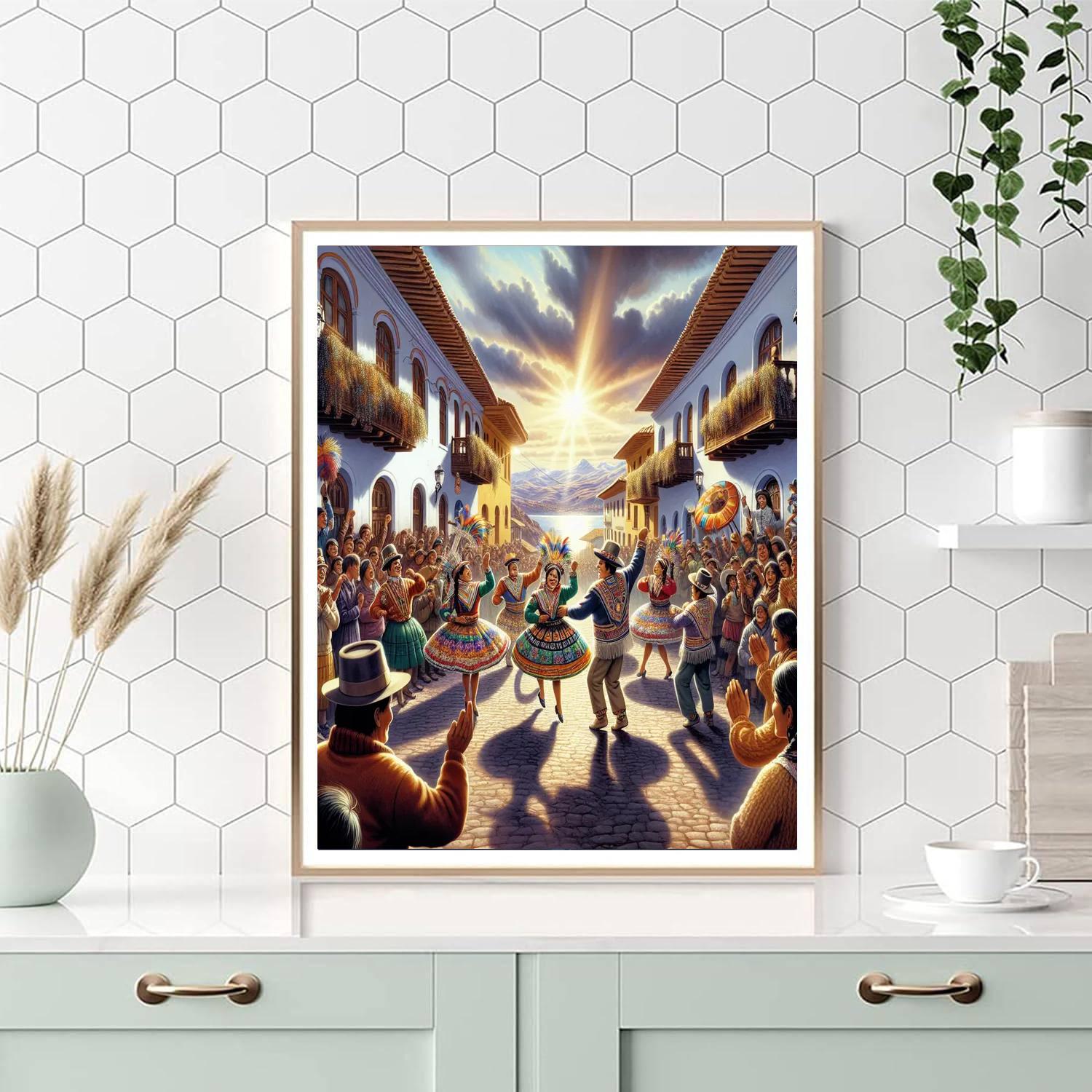 Dia De La Candelaria - Puno, Peru Numbered Painting Kits