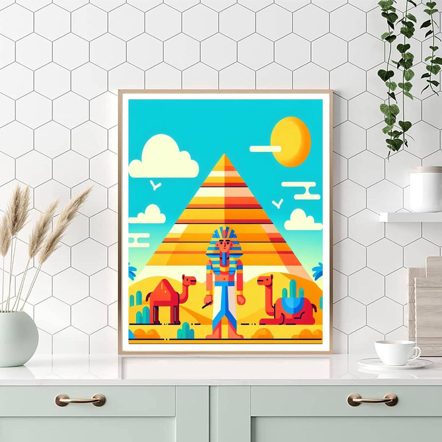Mysterious Egyptian Journey Paint By Number