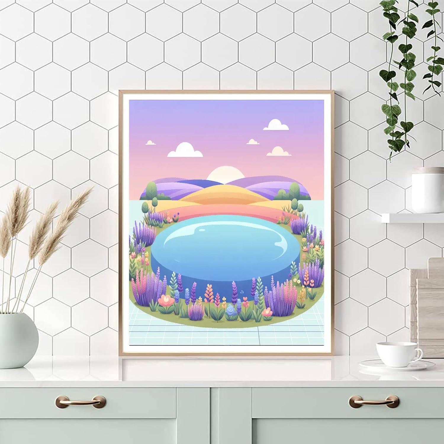 Lavender Lake Legends Paint By Numbers