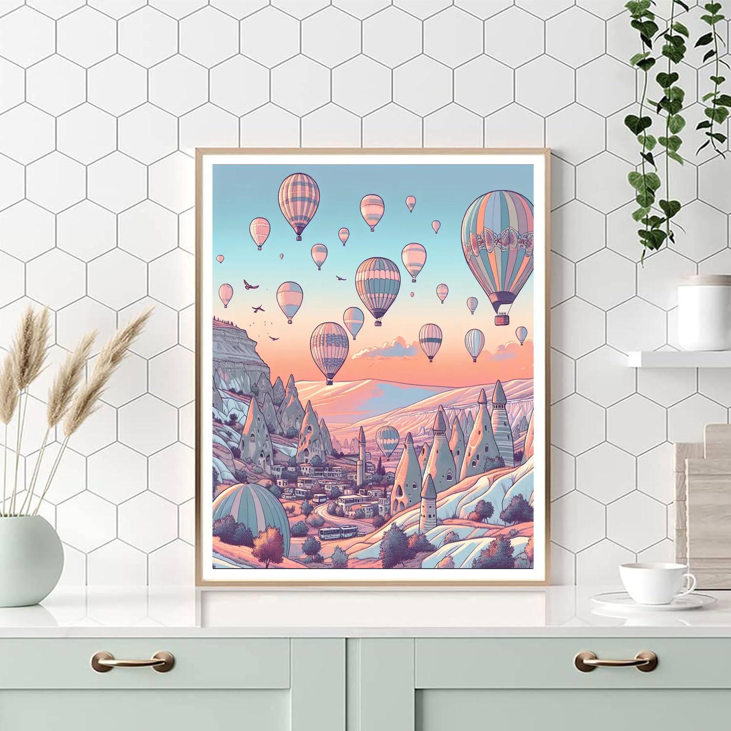 Hot Air Balloon Festival - Cappadocia Numbered Painting Kits