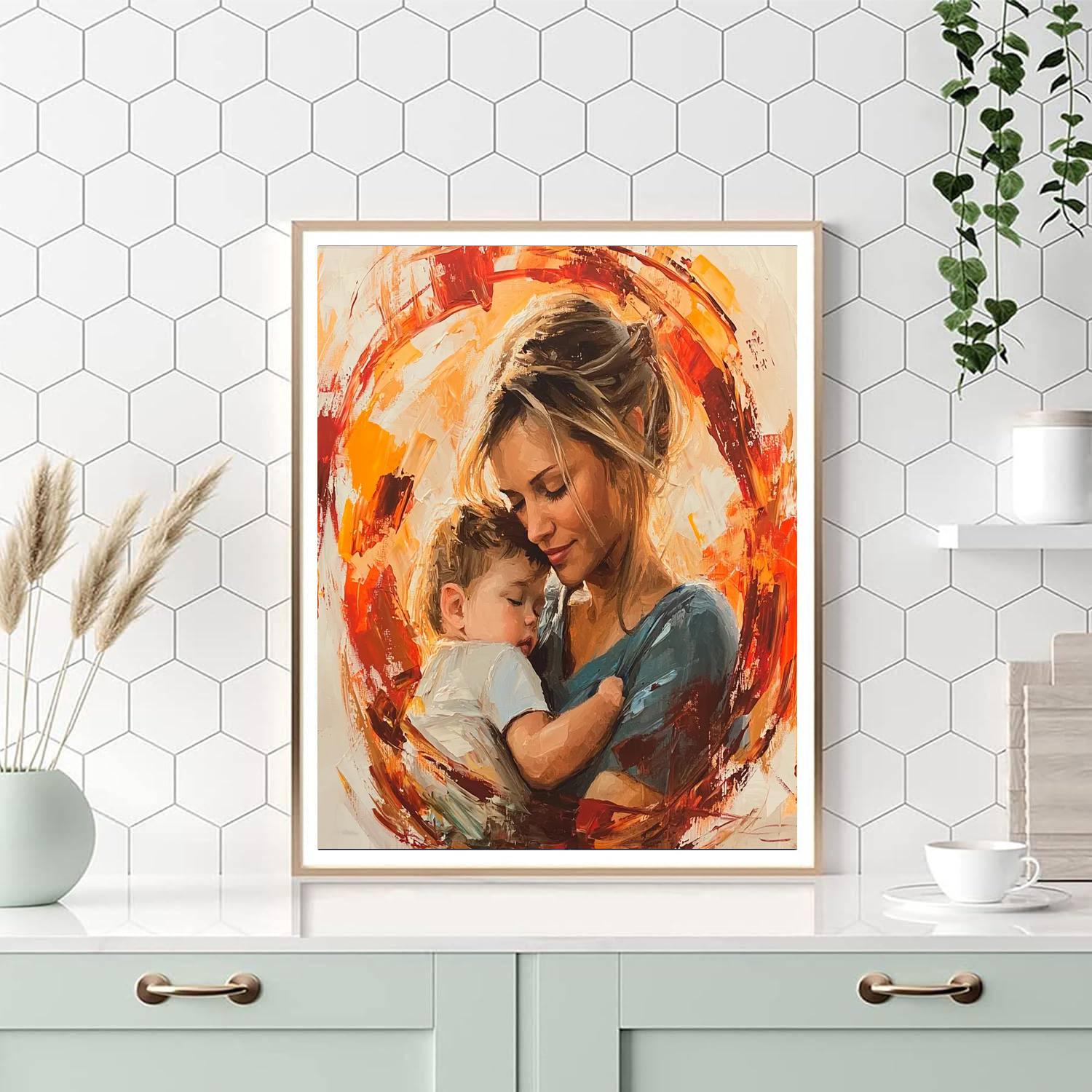 Mother’s Silent Strength Paint By Number