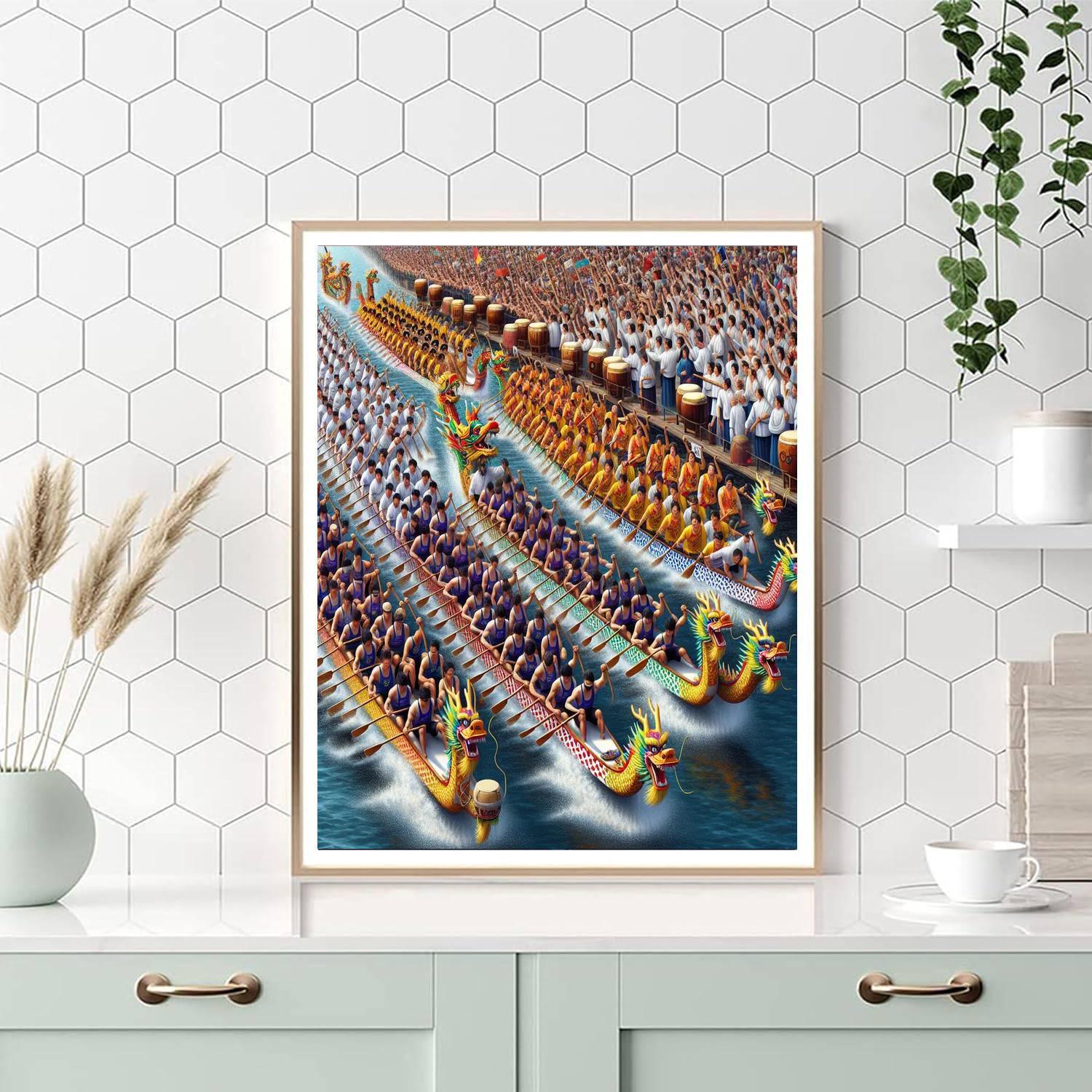 Hong Kong Dragon Boat Festival - China Numbered Painting Kits