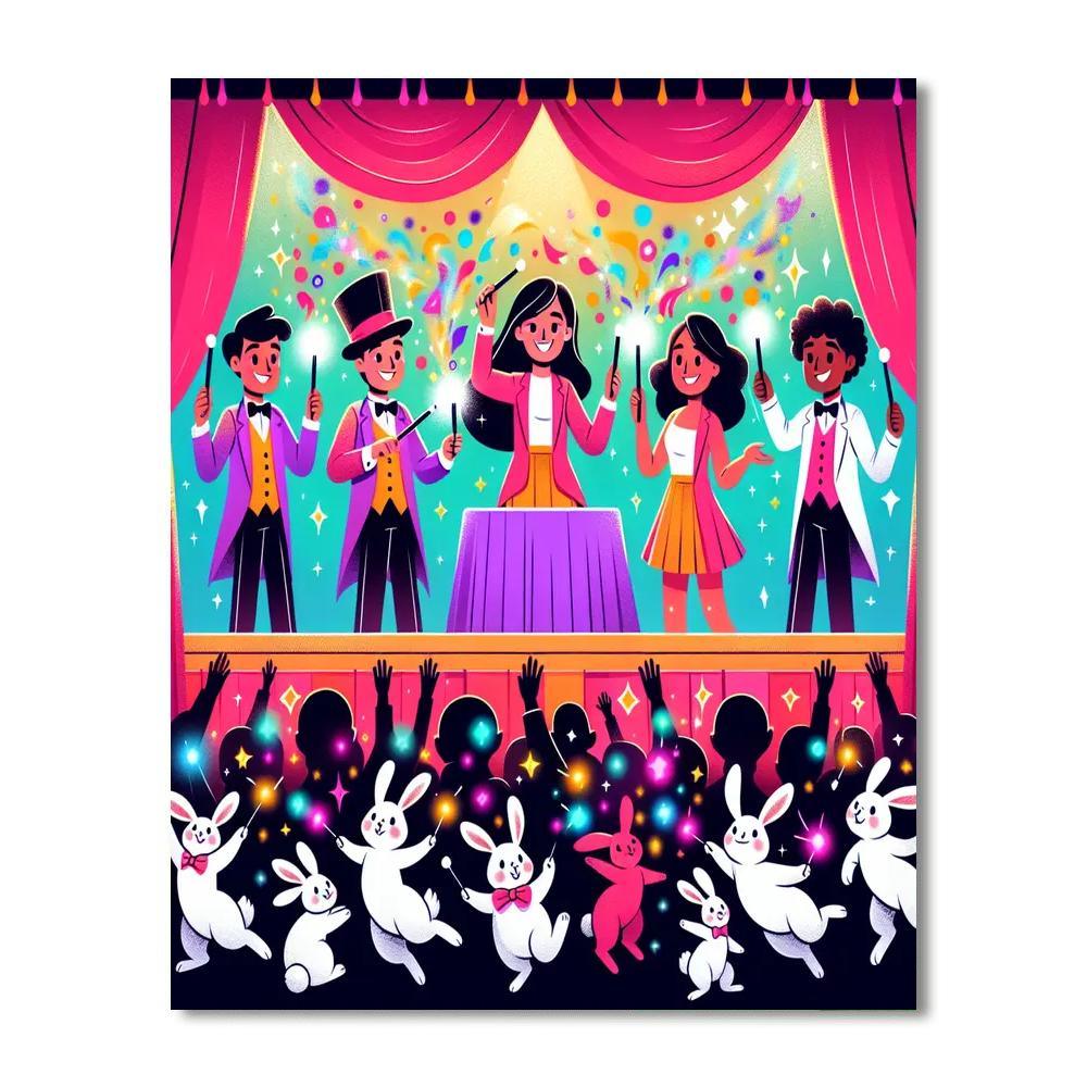 Magic Show Extravaganza Paint By Numbers