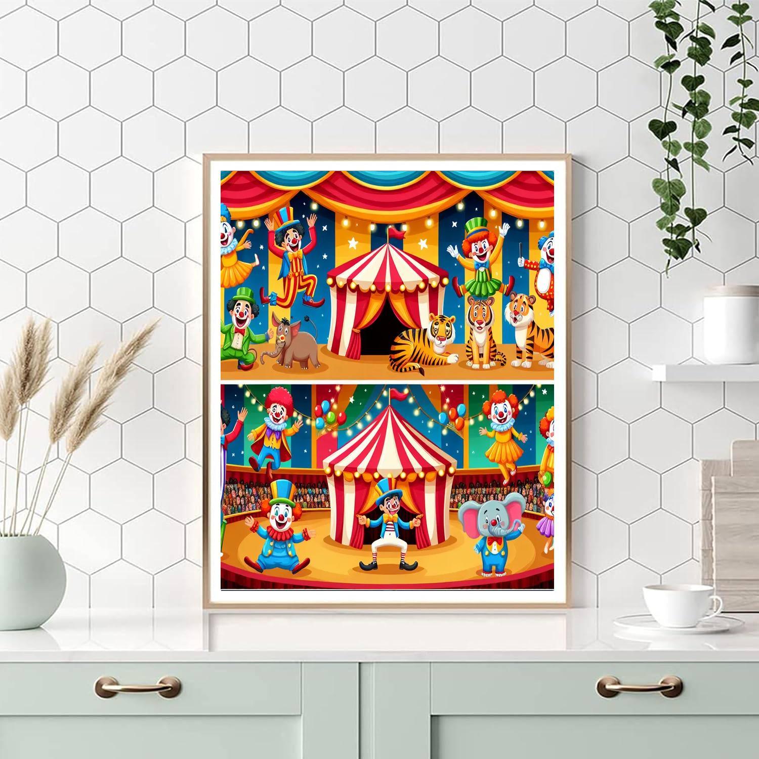 Circus Of Joy Painting By Numbers Kit
