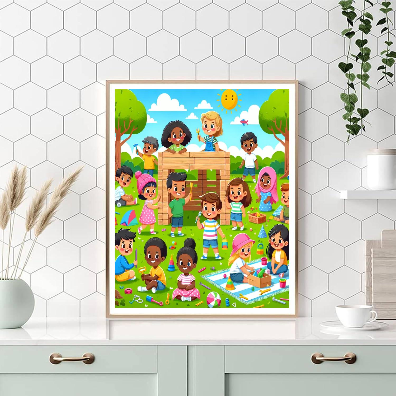 Charming Backyard Adventures Paint By Numbers