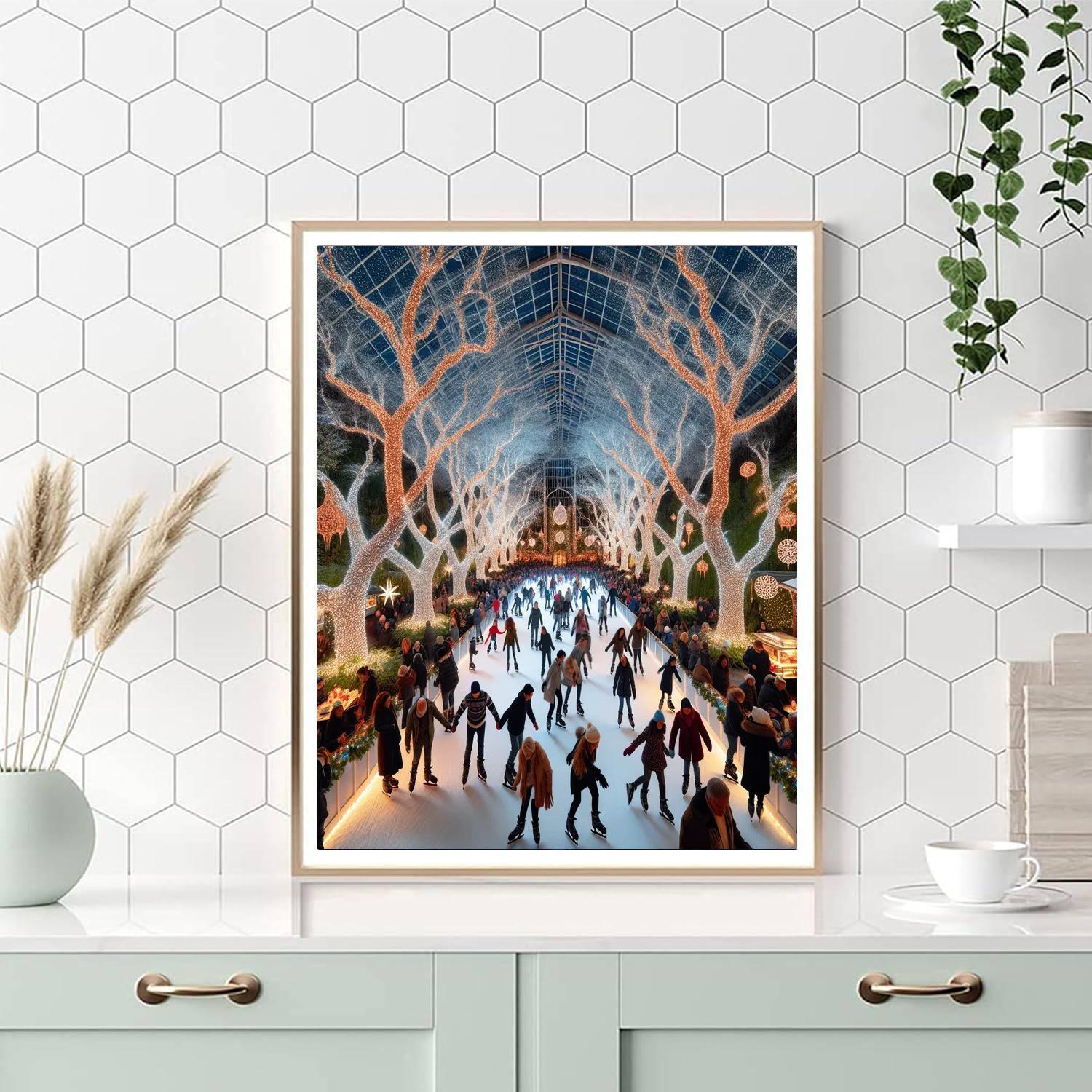 Kew Gardens Winter Festival - Uk Paint By Numbers Kits