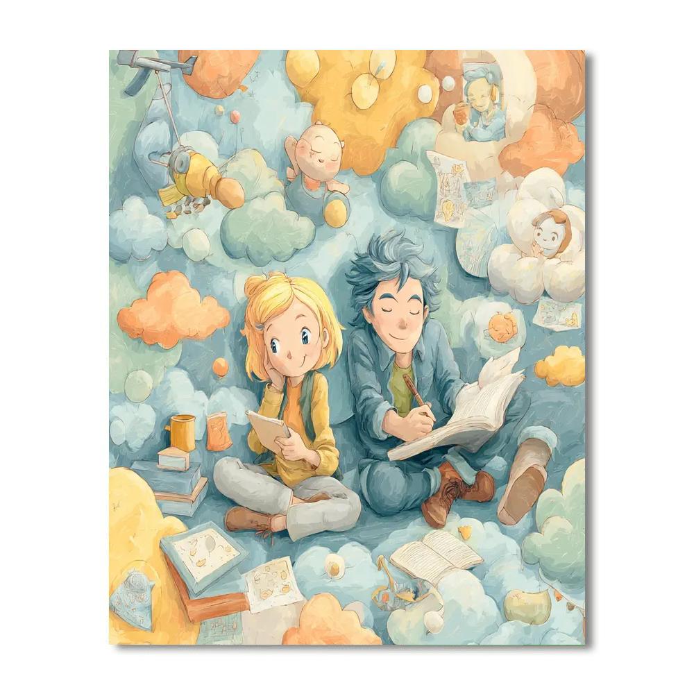 Whisked Away To Dreamland Numbered Painting Kits