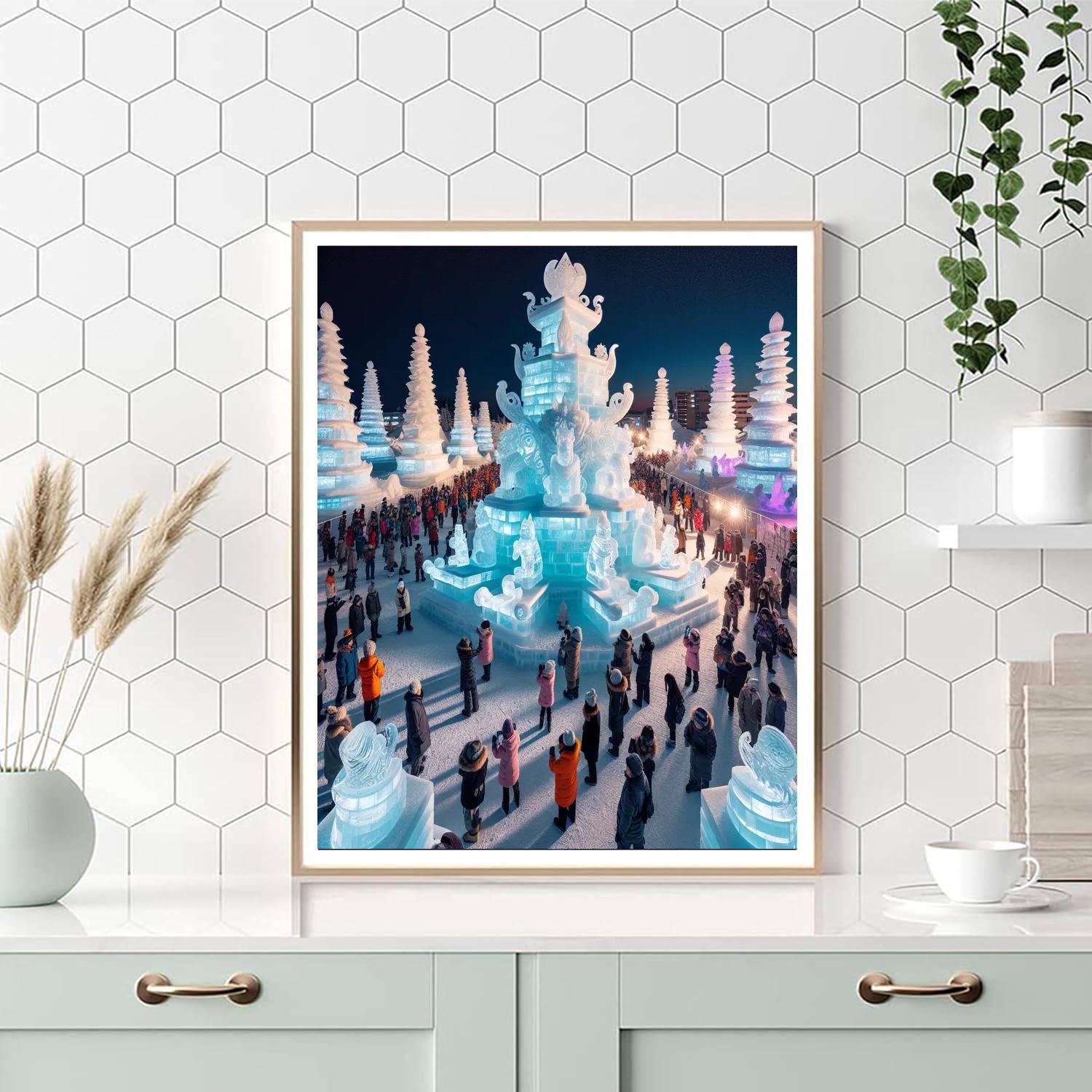 Matsuri In Sapporo - Japan Paint By Numbers Kits