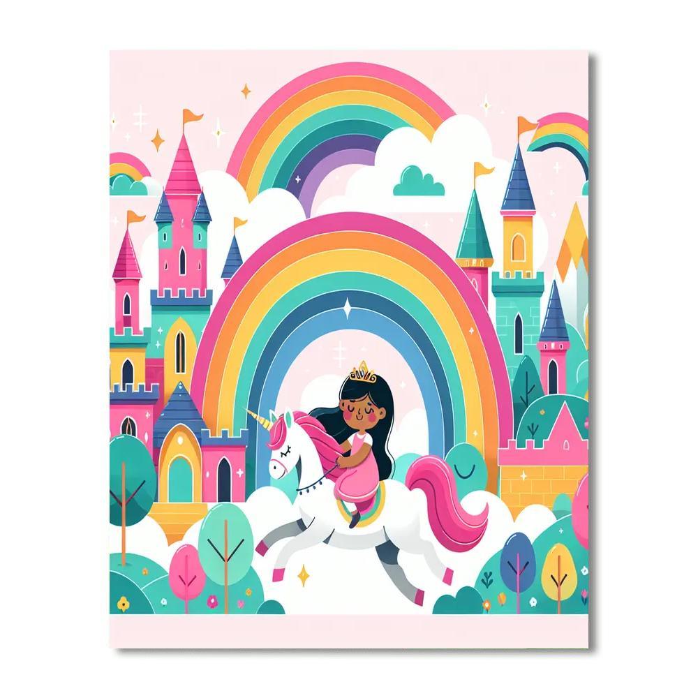 Fantasy Kingdom Exploration Painting Number Kit