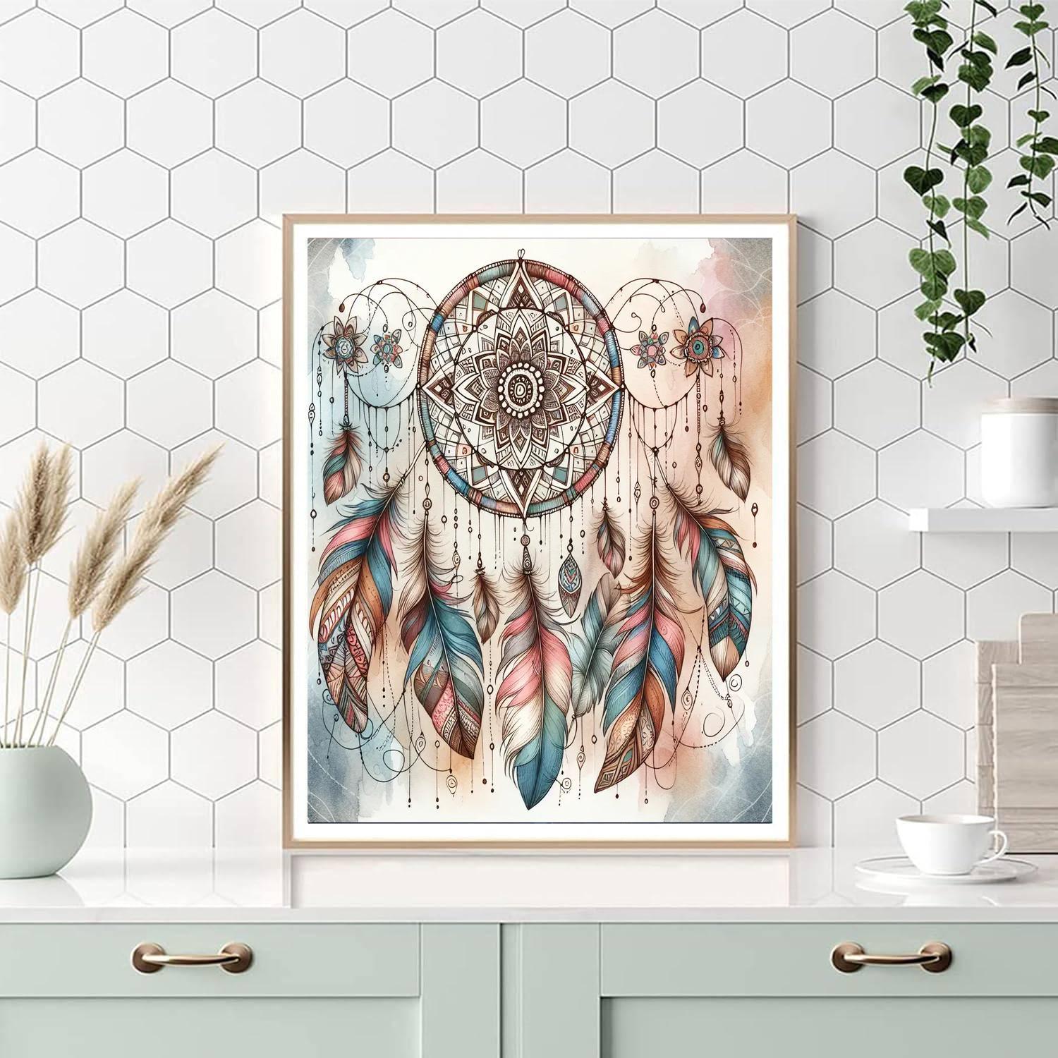 Whimsical Dream Catcher Paint By Numbers