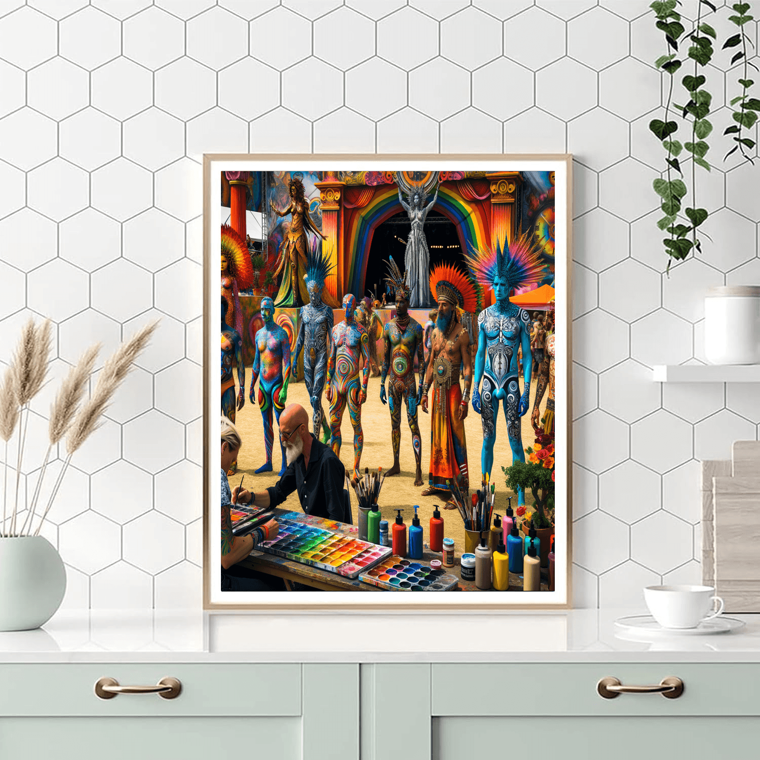 World Bodypainting Festival DIY Paint By Numbers