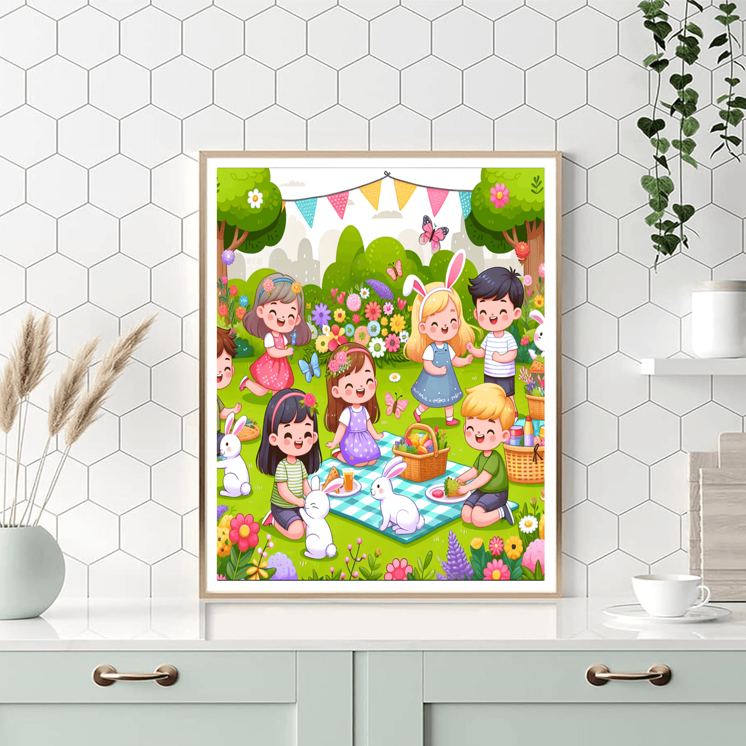 Gigantic Garden Party Paint By Numbers