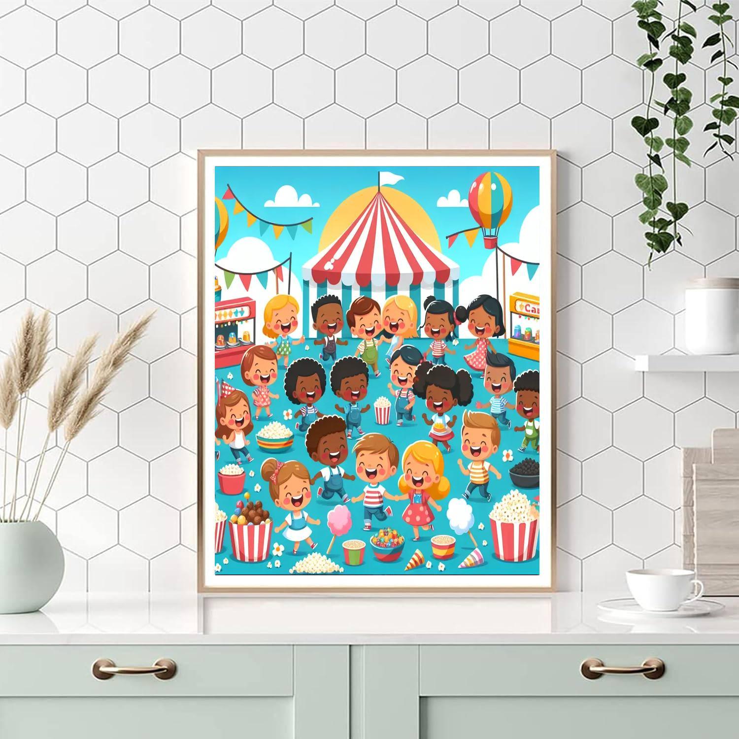 Fantastic Carnival Celebration Paint By Numbers