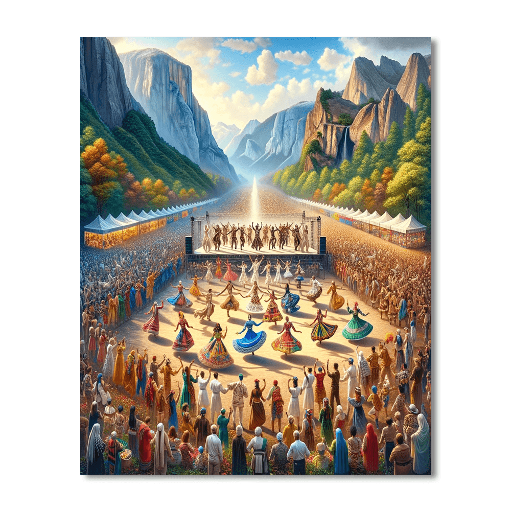 Oaxaca Guelaguetza - Mexico Paint By Numbers Art