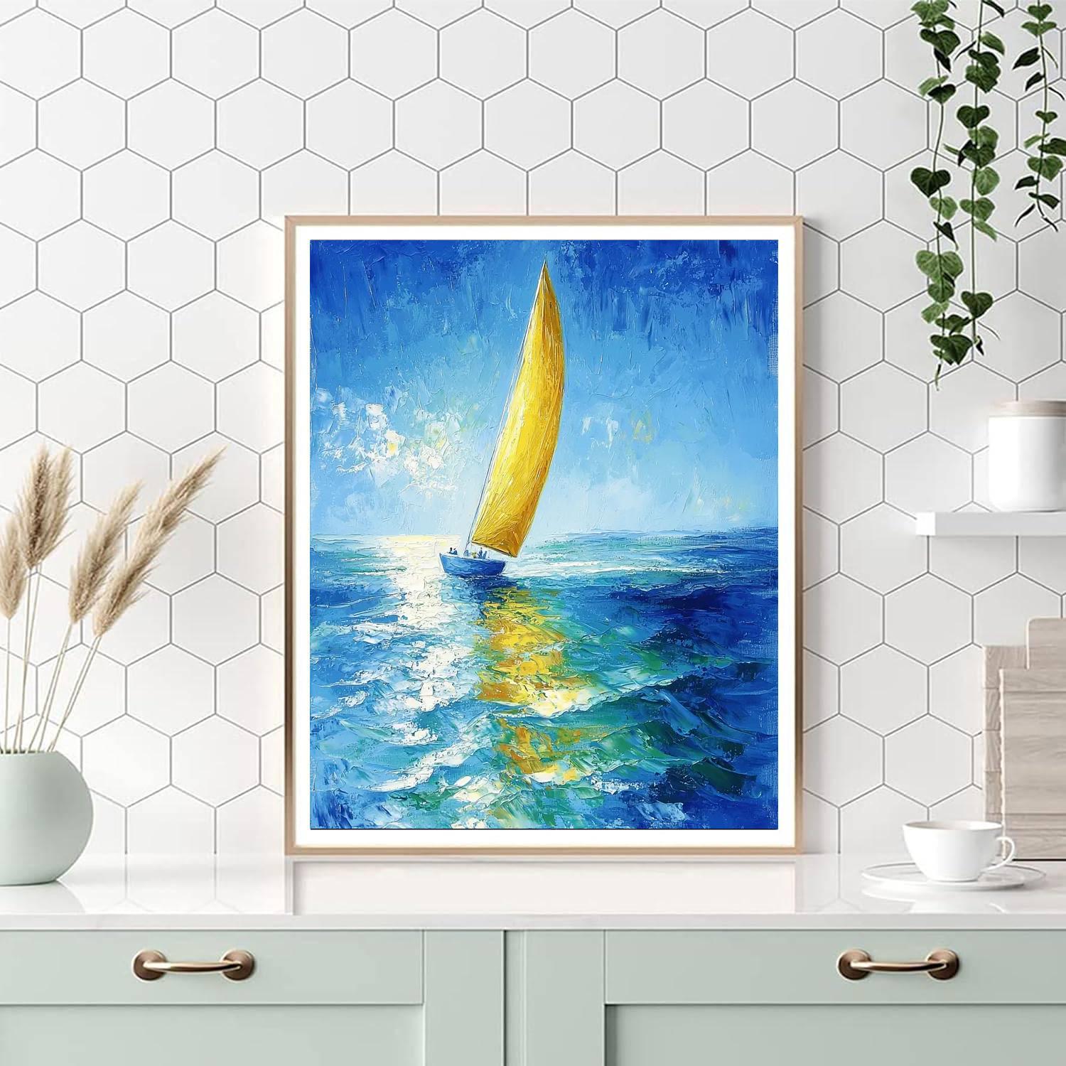 Sailing Into Memories Painting Number Kit