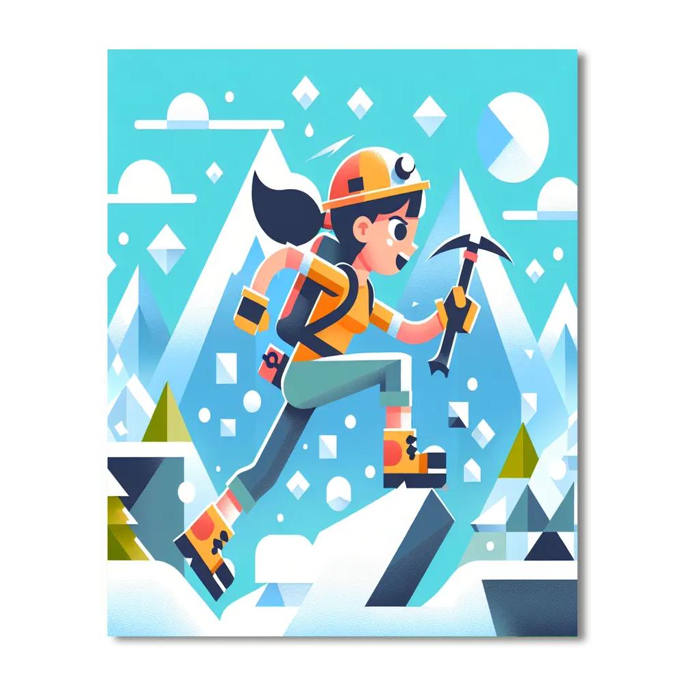 Mountain Expedition Adventure Painting Number Kit