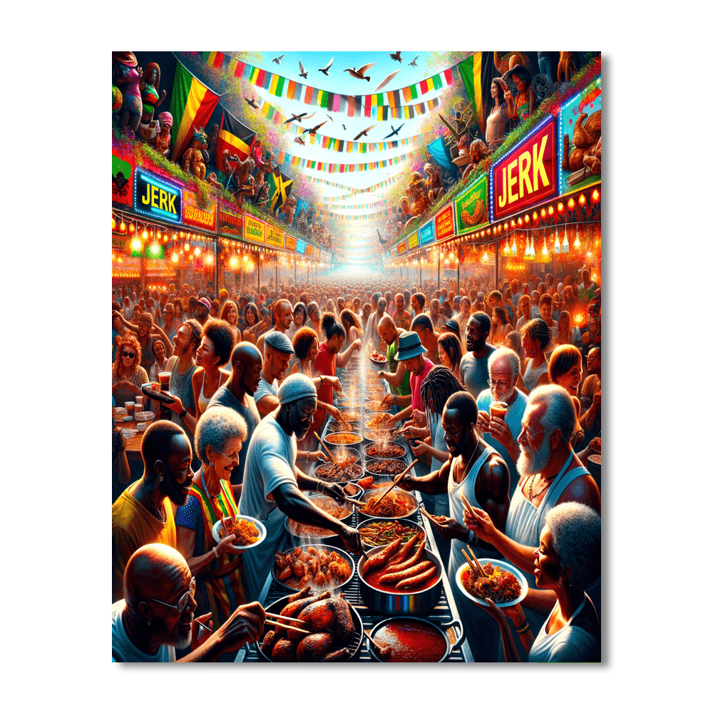 Jerk Festival - Jamaica Paint By Number