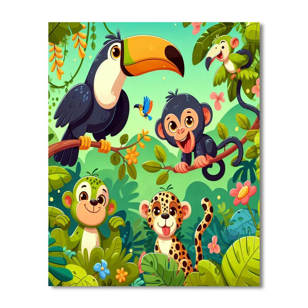 Creative Jungle Journey Paint By Number