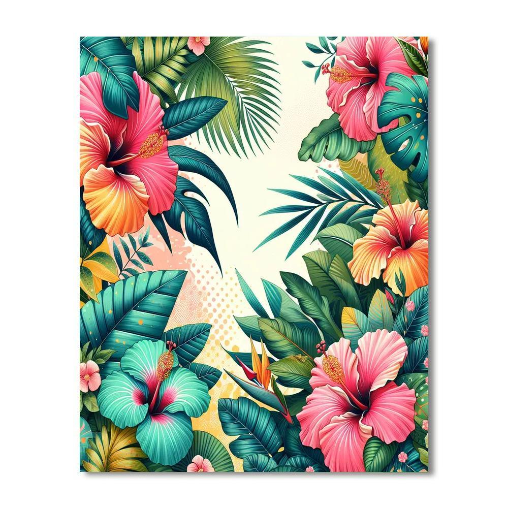 Bohemian Tropical Oasis Paint By Number