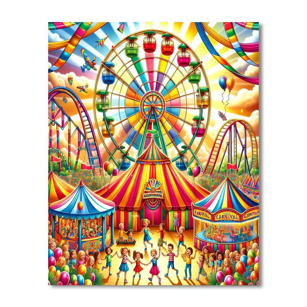 Charming Summer Carnival Paint By Color