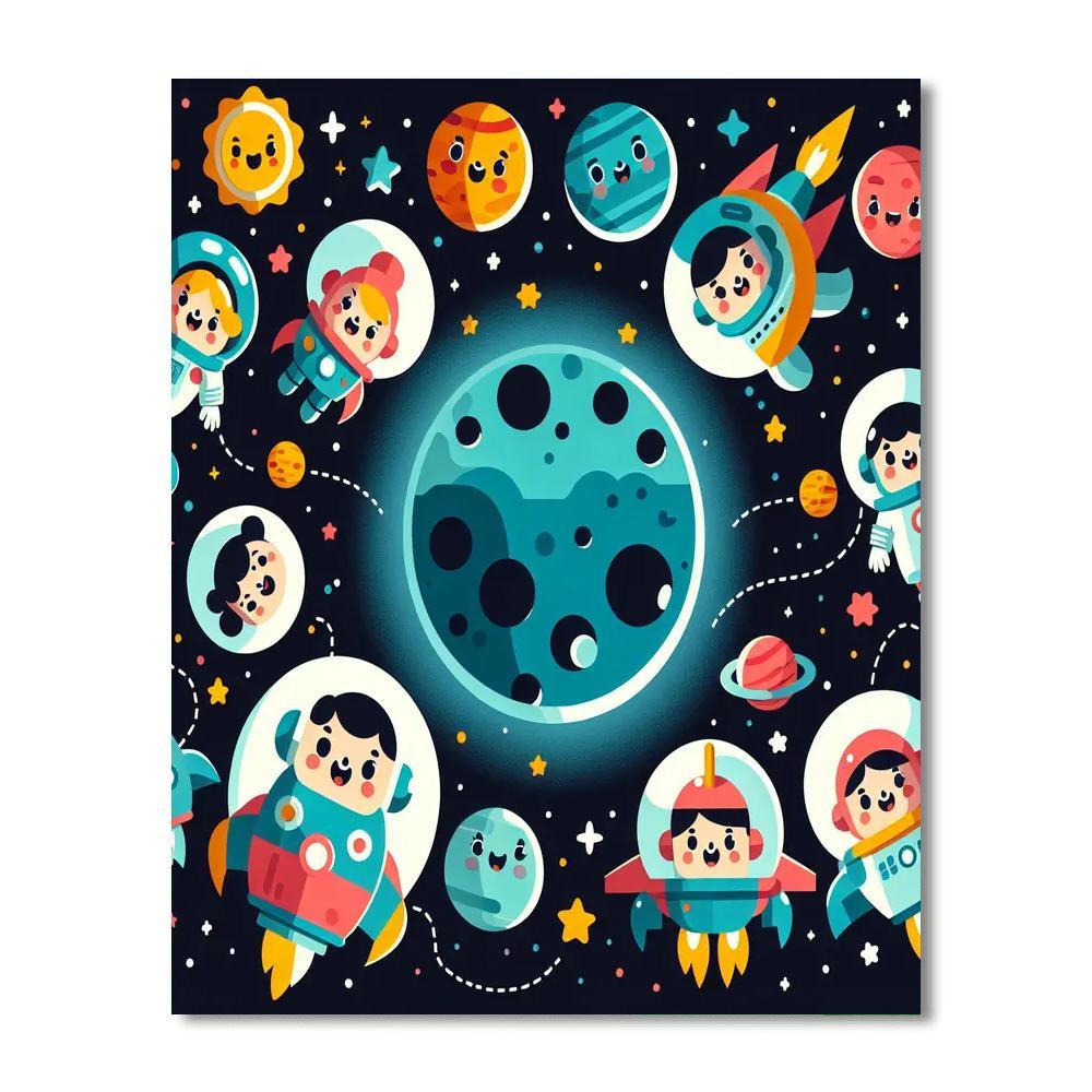 Exploration Of Outer Space Paint By Number