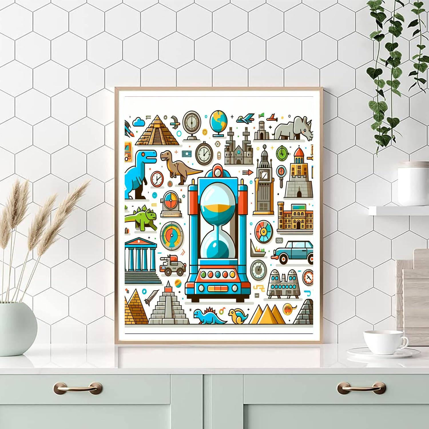 Time Travel Expedition Paint By Color