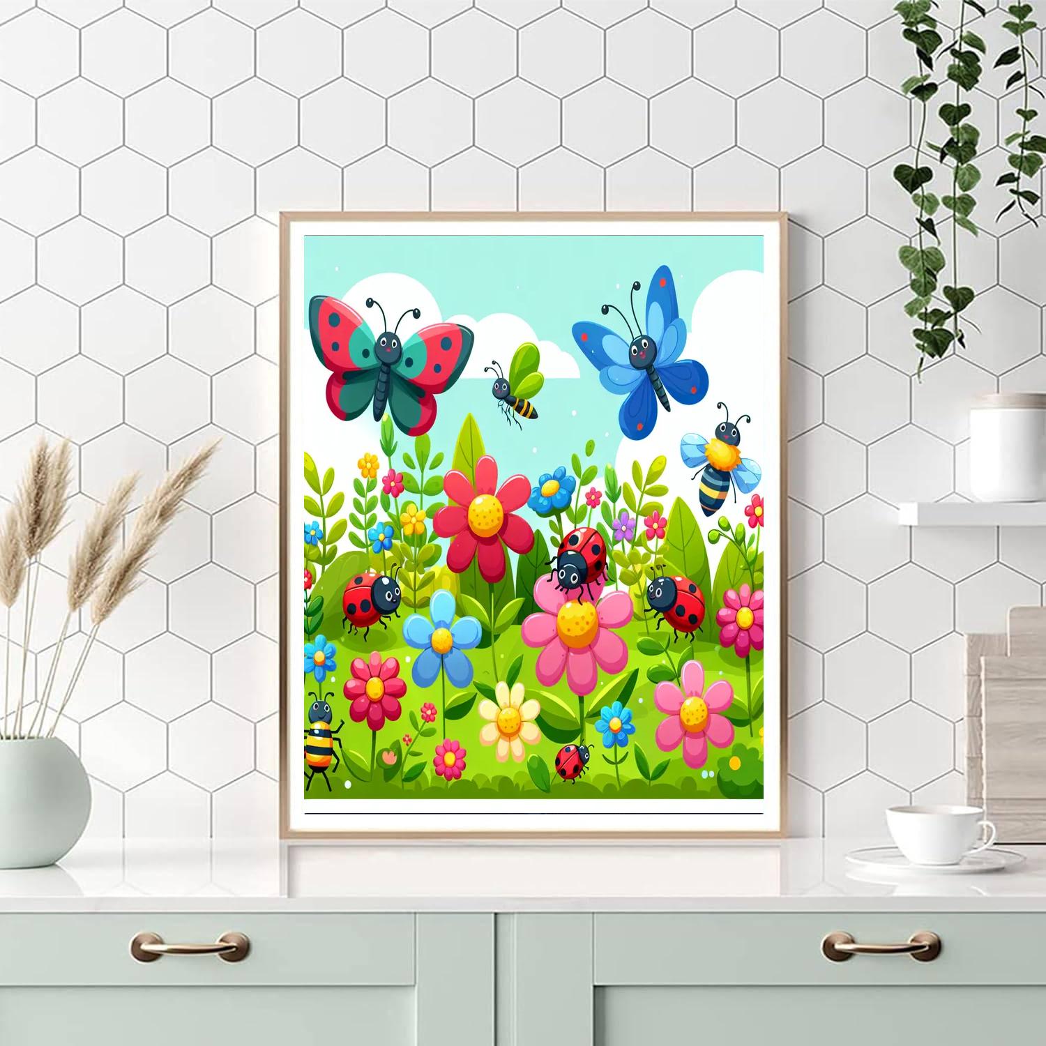 Garden Insect Safari Painting By Numbers Kit