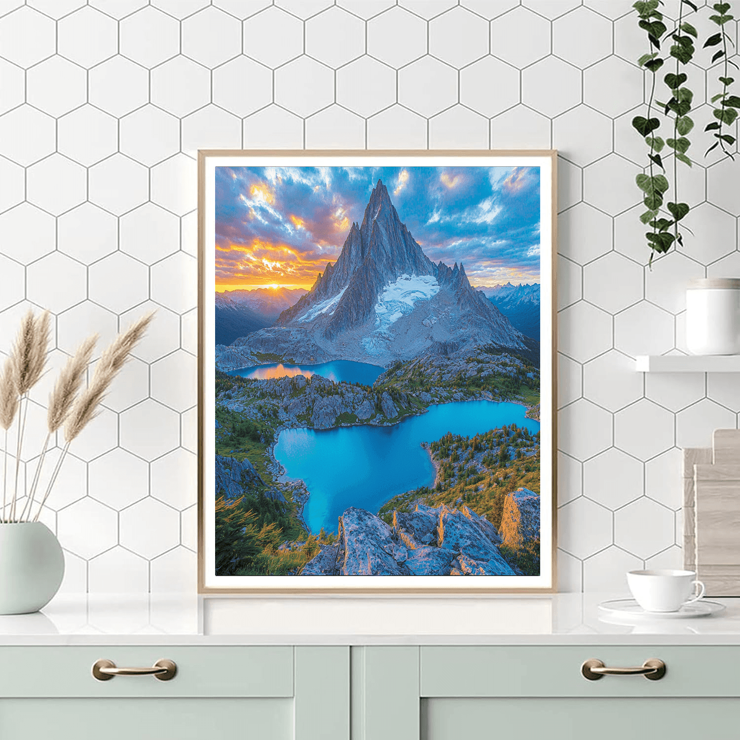 Fitz Roy Mountain DIY Paint By Numbers