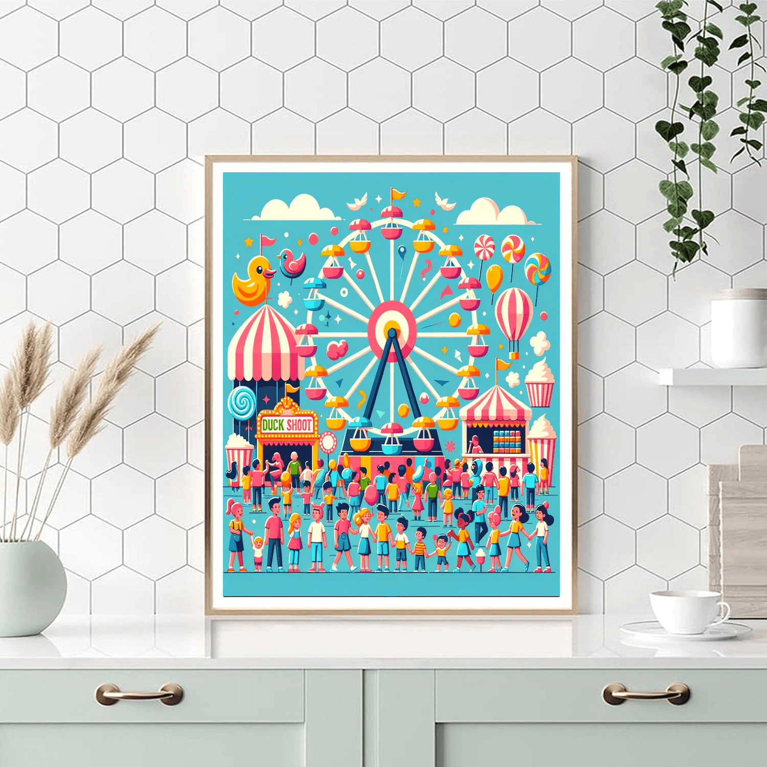 Festive Carnival Fun Painting By Numbers Kit